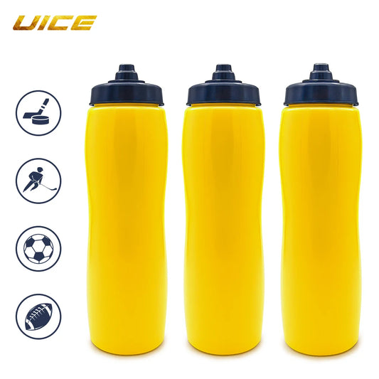 Ice Hockey Water Bottle 950ML Hockey Equipment Hockey Sports Bottle BPA Free Football Lacrosse Bottles Sports Gear