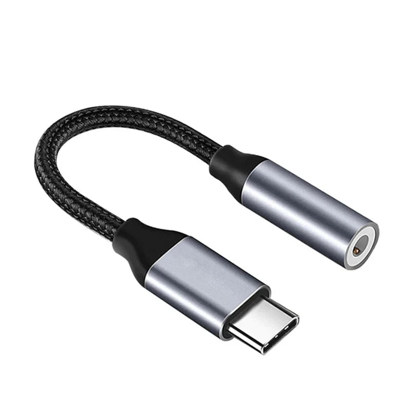 USB C To 3.5mm Female Headphone Jack Adapter Type C Aux Audio Cable Adapter For Samsung Galaxy Huawei Xiaomi iPad Pro Cell Phone