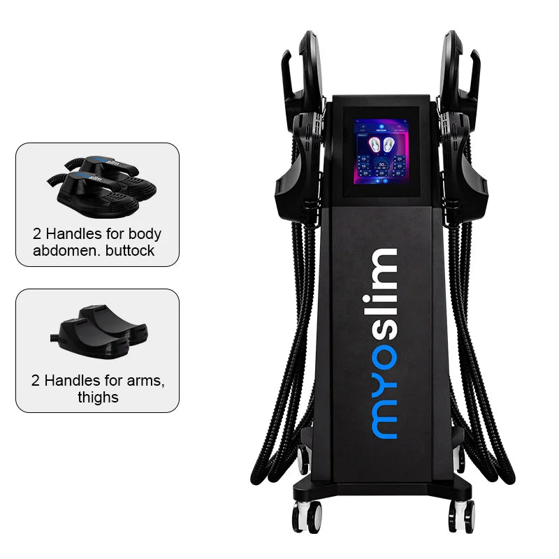 Portable Myoslim Neo EMS Muscle Stimulator Electromagnetic Body Slimming Fat Removal Build Muscle Device