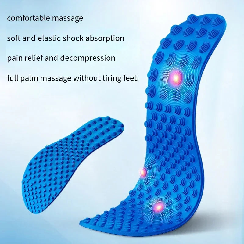 Finger pressure board Massage Insole Relieve foot fatigue Shoes Insoles Men Woman Shoe Pads Soft Sports Casual Shoes Sole 1Pair