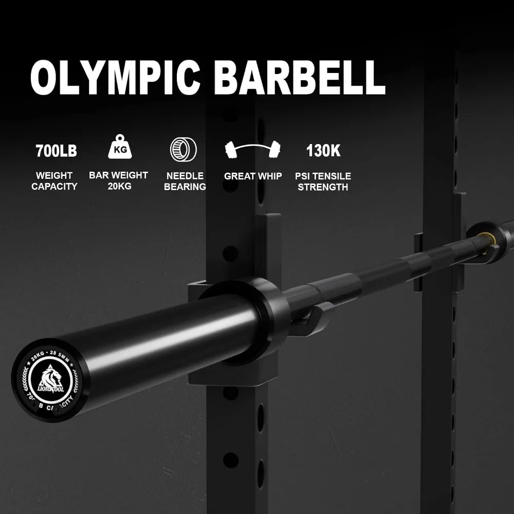 Brand new fast shipping 7FT  Barbell Bar 2 Inch for Weightlifting Power Lifting Strength Training Squats Deadlifts
