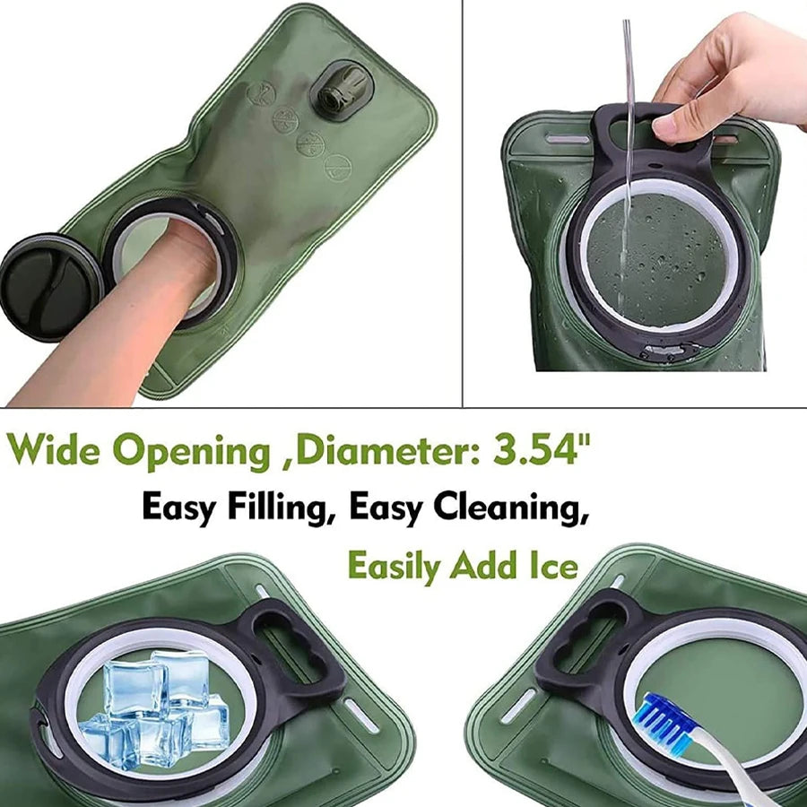 Hydration Bladder,Leak Proof Water Bladder for Hydration Pack,Lightweight for Outdoor Adventures,Hydration Essentials