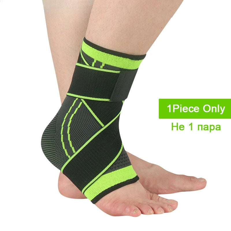 Adjustable Ankle Support Compression Ankle Brace Protector for Running Basketball Soccer Outdoor Sports Gym Bandage Ankle Strap
