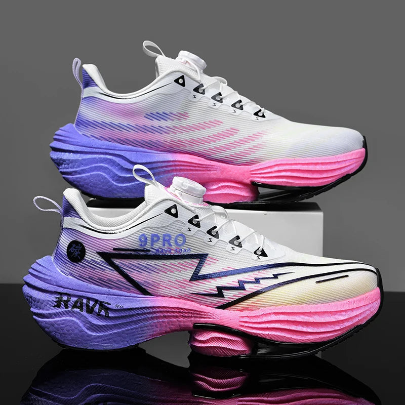 2025 New Men's Running Shoes Cushioning Carbon Plate Racing Marathon Athletic Shoes Comfortable Non-slip Sports Tennis Shoes