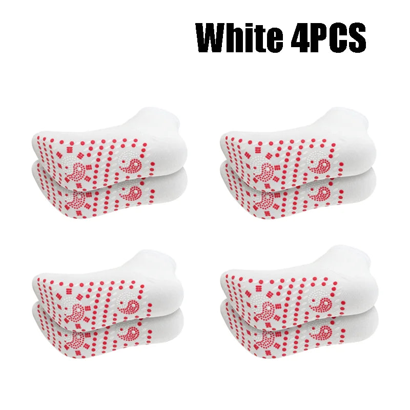 1-10pairs Tourmaline Self-Heating Socks Winter Warm Thermal Health Care Socks Floor Socks Absorption Deodorant  Warm Socks