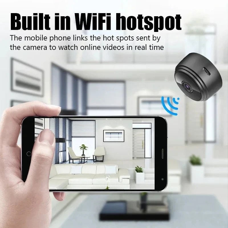 A9 WiFi Mini Camera Wireless Video Recorder Security Protection Camera Smart Home Monitoring Camera For Infants And Pets - FitHealthHavenFitHealthHavenFitHealthHaven200000891:200004524BlackBlackA9 WiFi Mini Camera Wireless Video Recorder Security Protection Camera Smart Home Monitoring Camera For Infants And Pets