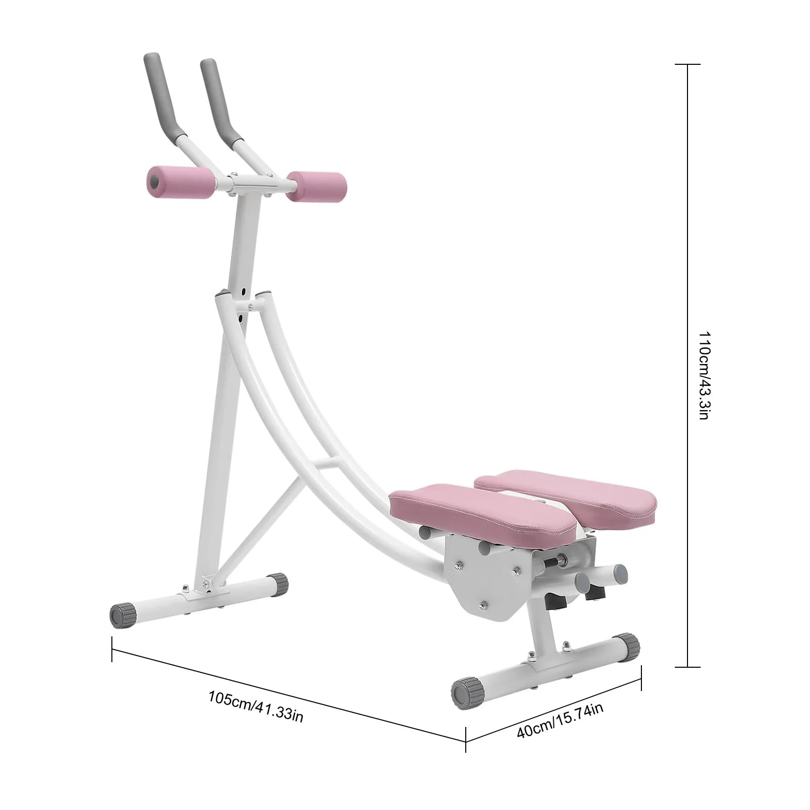Ab Machine, 150kg/330lbs Weight Capacity, Foldable, Core & Abdominal Exercise Fitness Equipment for Home Gym - FitHealthHavenFitHealthHavenFitHealthHaven14:1052Pink;200007763:201336106PinkUnited StatesAb Machine, 150kg/330lbs Weight Capacity, Foldable, Core & Abdominal Exercise Fitness Equipment for Home Gym
