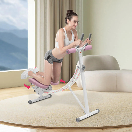 Ab Machine, 150kg/330lbs Weight Capacity, Foldable, Core & Abdominal Exercise Fitness Equipment for Home Gym - FitHealthHavenFitHealthHavenFitHealthHaven14:1052Pink;200007763:201336106PinkUnited StatesAb Machine, 150kg/330lbs Weight Capacity, Foldable, Core & Abdominal Exercise Fitness Equipment for Home Gym