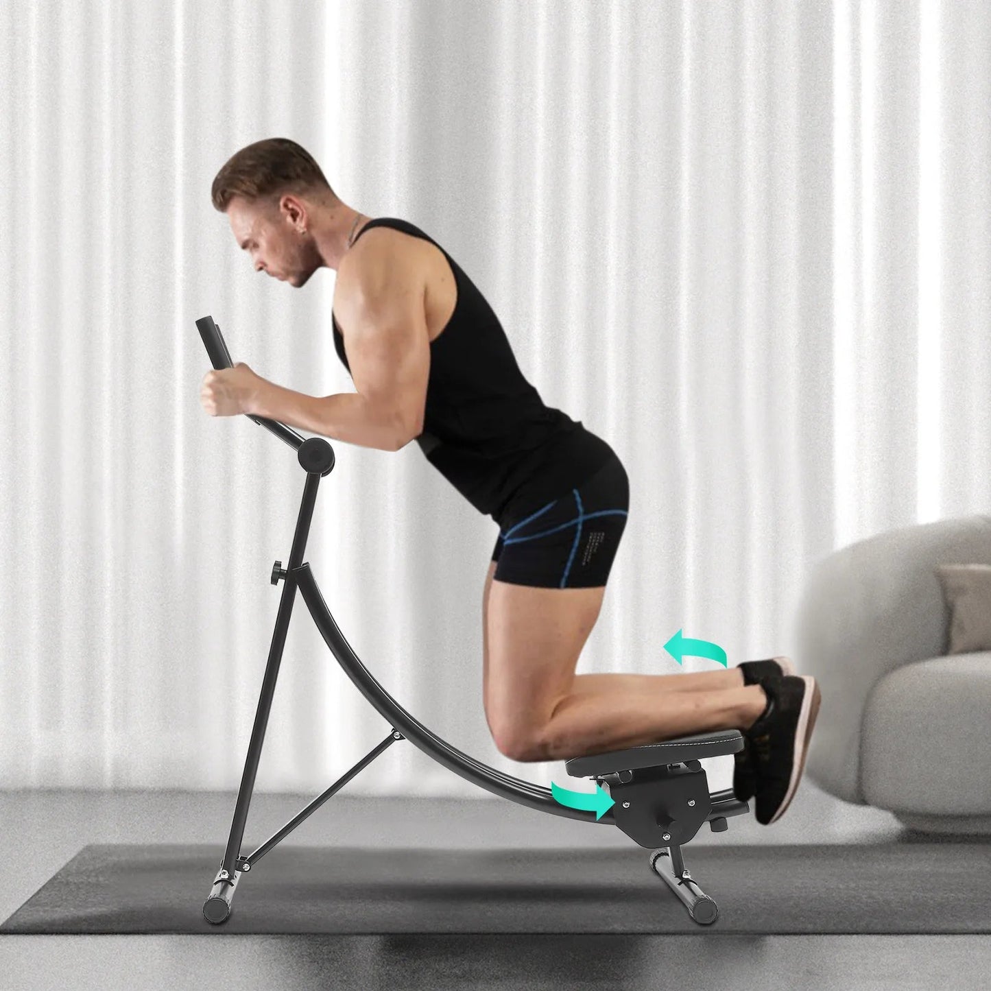 Ab Machine Foldable Abdominal Exercise Equipment Carbon Steel Foam ABS Black 3 Gears 0-180° Rotation LED Display Home Gym - FitHealthHavenFitHealthHavenFitHealthHaven14:193;200007763:201336106blackUnited StatesAb Machine Foldable Abdominal Exercise Equipment Carbon Steel Foam ABS Black 3 Gears 0-180° Rotation LED Display Home Gym