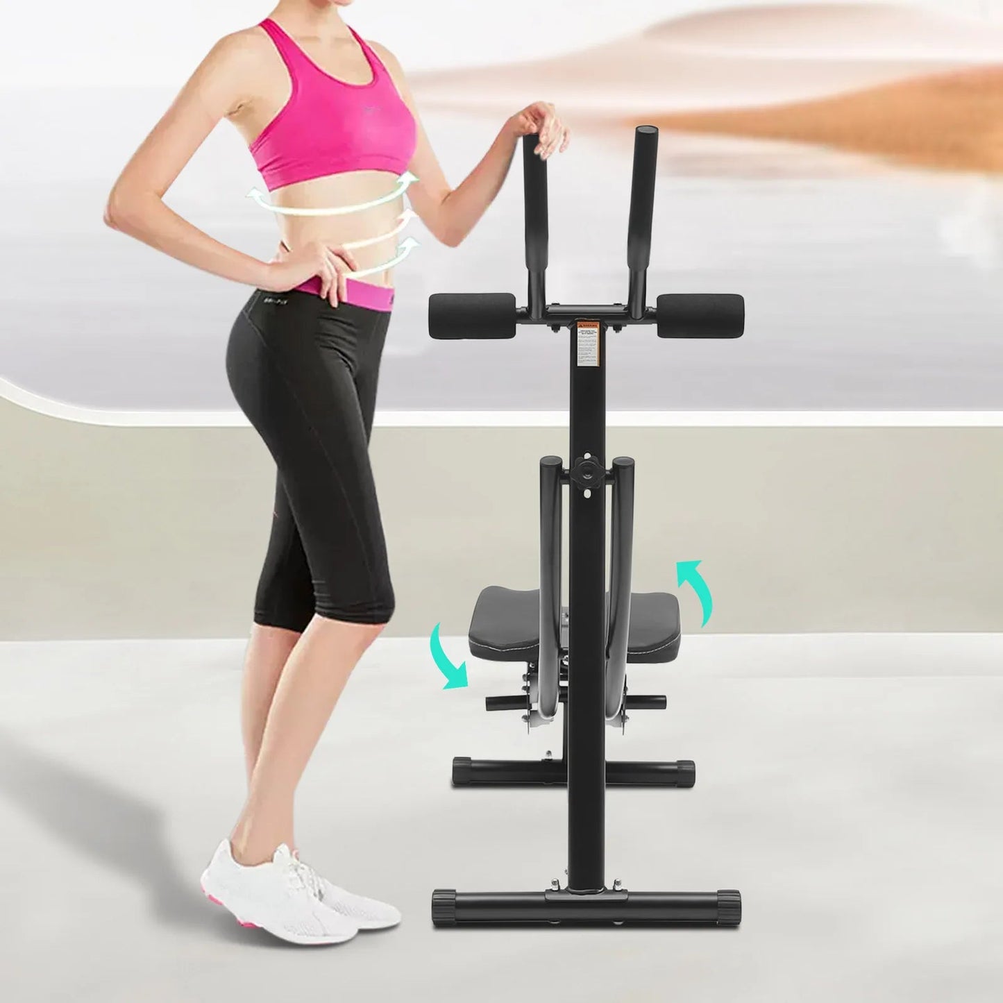 Ab Machine Foldable Abdominal Exercise Equipment Carbon Steel Foam ABS Black 3 Gears 0-180° Rotation LED Display Home Gym - FitHealthHavenFitHealthHavenFitHealthHaven14:193;200007763:201336106blackUnited StatesAb Machine Foldable Abdominal Exercise Equipment Carbon Steel Foam ABS Black 3 Gears 0-180° Rotation LED Display Home Gym