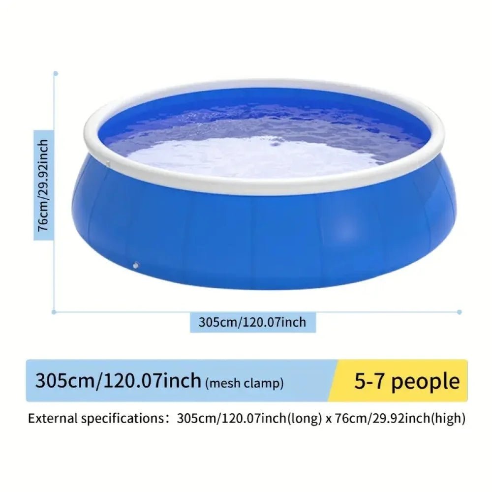 Accommodates 5– 7people Inflatable Swimming Pool, Extra-large Blow up Pool, Round Inflatable Pools Adult, Family Swimming Pool 305*76cm, Top Ring Summer Water Party Pools for Outdoor, Backyard - FitHealthHavenFitHealthHavenFitHealthHaven14:173;200007763:201336106United StatesBlueAccommodates 5– 7people Inflatable Swimming Pool, Extra-large Blow up Pool, Round Inflatable Pools Adult, Family Swimming Pool 305*76cm, Top Ring Summer Water Party Pools for Outdoor, Backyard