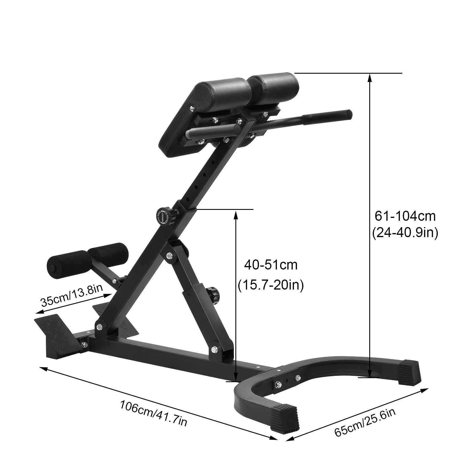 Adjustable Roman Chair for Home Gym, Folding Hyperextension Bench for Lower Back, Heavy Duty Back Extender Machine with 5-Level Height Settings, Space Saving Exercise Equipment for Glutes Abs and Hip Training - FitHealthHavenFitHealthHavenFitHealthHaven14:193;200007763:201336106blackUnited StatesAdjustable Roman Chair for Home Gym, Folding Hyperextension Bench for Lower Back, Heavy Duty Back Extender Machine with 5-Level Height Settings, Space Saving Exercise Equipment for Glutes Abs and Hip Tra