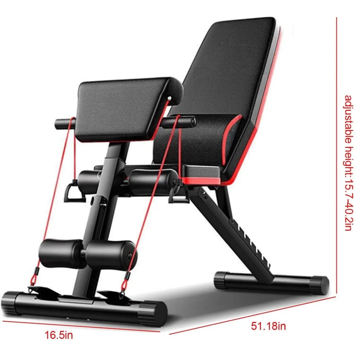 Adjustable Weight Bench, Utility Weight Bench, Home Exercise Equipment with Cushion Drawstring Support Bar for Full Body Workout - FitHealthHavenFitHealthHavenFitHealthHaven14:193;200007763:201336106United StatesblackAdjustable Weight Bench, Utility Weight Bench, Home Exercise Equipment with Cushion Drawstring Support Bar for Full Body Workout