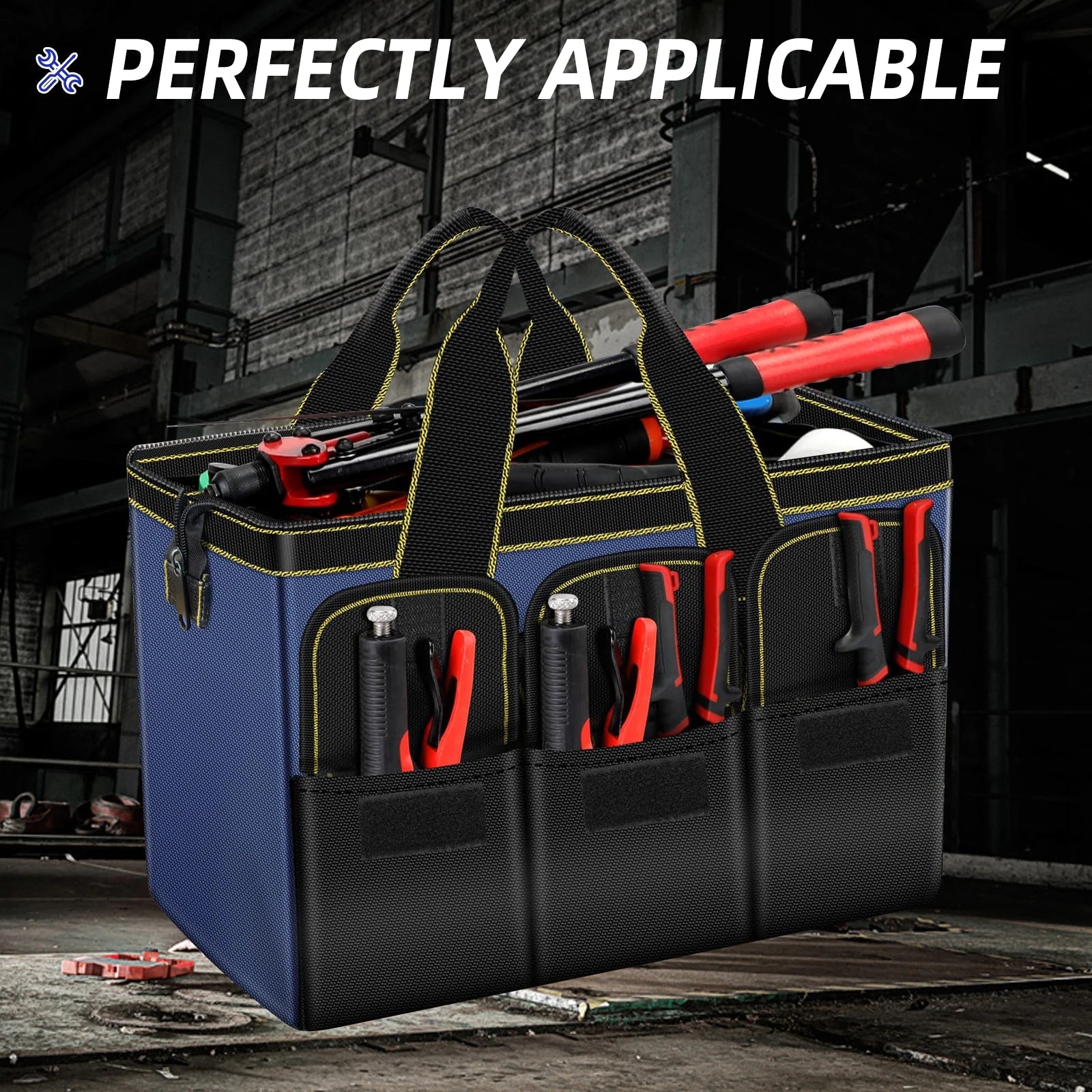 AIRAJ Multifunctional Tool Bags 1680D Oxford Cloth Electrician Bags Waterproof and Wear-Resistant High Capacity Storage Bags - FitHealthHavenFitHealthHavenFitHealthHaven14:86536143614AIRAJ Multifunctional Tool Bags 1680D Oxford Cloth Electrician Bags Waterproof and Wear-Resistant High Capacity Storage Bags