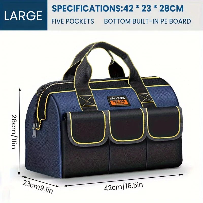 AIRAJ Multifunctional Tool Bags 1680D Oxford Cloth Electrician Bags Waterproof and Wear-Resistant High Capacity Storage Bags - FitHealthHavenFitHealthHavenFitHealthHaven14:77132153215AIRAJ Multifunctional Tool Bags 1680D Oxford Cloth Electrician Bags Waterproof and Wear-Resistant High Capacity Storage Bags