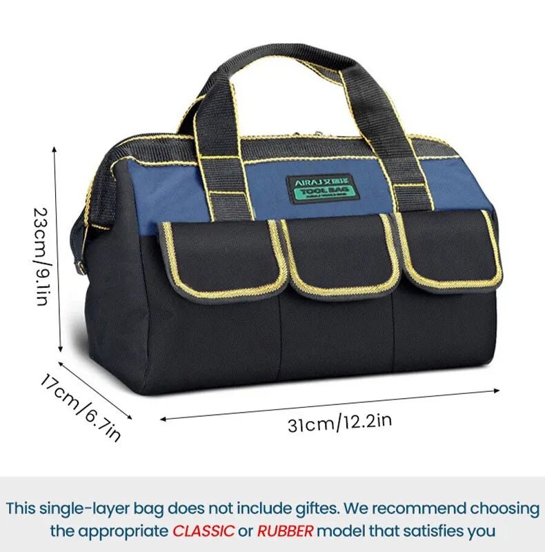 AIRAJ Multifunctional Tool Bags 1680D Oxford Cloth Electrician Bags Waterproof and Wear-Resistant High Capacity Storage Bags - FitHealthHavenFitHealthHavenFitHealthHaven14:2932123212AIRAJ Multifunctional Tool Bags 1680D Oxford Cloth Electrician Bags Waterproof and Wear-Resistant High Capacity Storage Bags