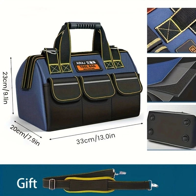 AIRAJ Multifunctional Tool Bags 1680D Oxford Cloth Electrician Bags Waterproof and Wear-Resistant High Capacity Storage Bags - FitHealthHavenFitHealthHavenFitHealthHaven14:86536143614AIRAJ Multifunctional Tool Bags 1680D Oxford Cloth Electrician Bags Waterproof and Wear-Resistant High Capacity Storage Bags