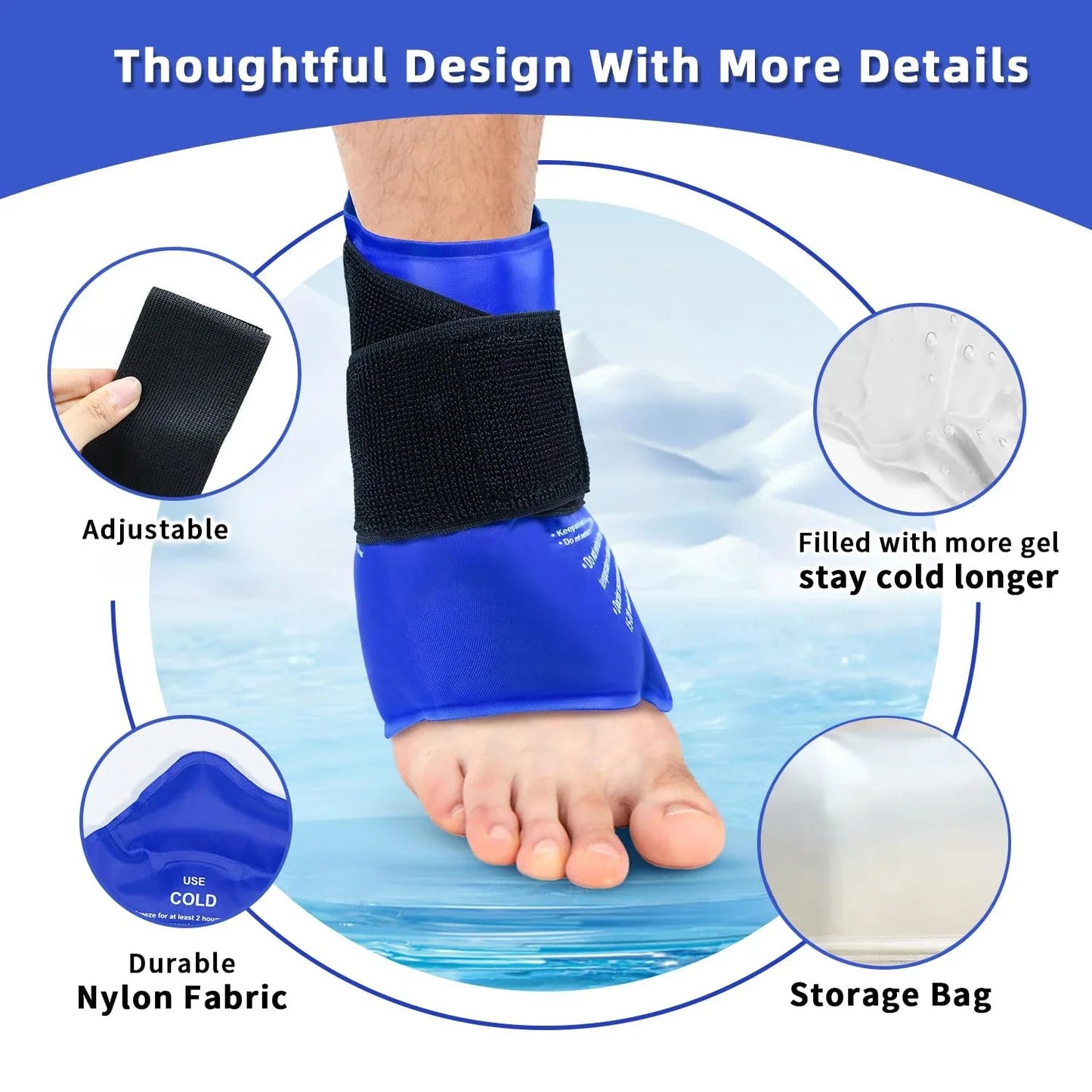 Ankle Brace Ice Pack Wrap For Injuires Hot Cold Therapy Reusable Gel Cold Pack Ankle Support For Pain Relief Sprains - FitHealthHavenFitHealthHavenFitHealthHaven14:496PurplePurpleAnkle Brace Ice Pack Wrap For Injuires Hot Cold Therapy Reusable Gel Cold Pack Ankle Support For Pain Relief Sprains