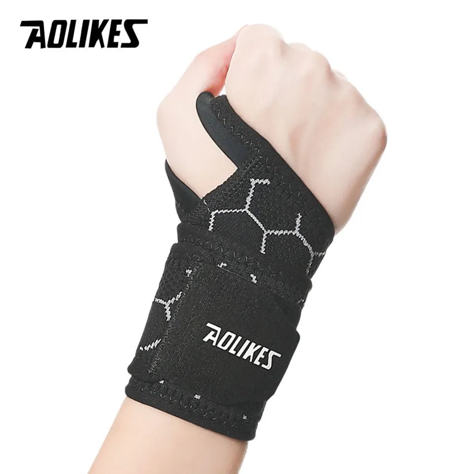 AOLIKES 1PCS Compression Wrist Brace for Carpal Tunnel Relief Light Support,Adjustable Wrist Guards Fit Right Left Hand for Work - FitHealthHavenFitHealthHavenFitHealthHaven14:1738001 Black8001 BlackAOLIKES 1PCS Compression Wrist Brace for Carpal Tunnel Relief Light Support,Adjustable Wrist Guards Fit Right Left Hand for Work