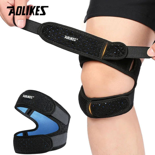 AOLIKES 1PCS Dual Patella Knee Straps,Knee Brace Patella Stabilizer for Knee Pain Relief Running Tennis Arthritis Tendonitis - FitHealthHavenFitHealthHavenFitHealthHaven14:366Type A--BlueType A - BlueAOLIKES 1PCS Dual Patella Knee Straps,Knee Brace Patella Stabilizer for Knee Pain Relief Running Tennis Arthritis Tendonitis