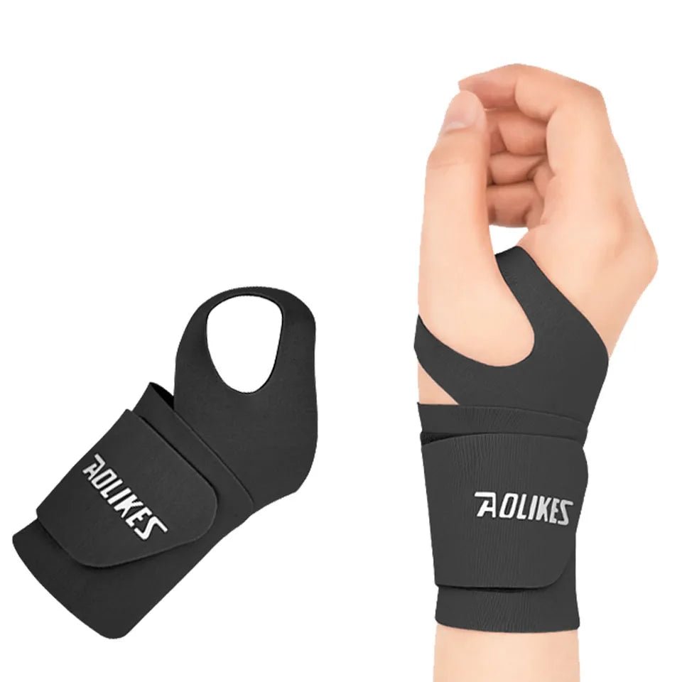 AOLIKES Ultra Thin and Soft Wrist Brace Wrist Wraps for Men and Women, Adjustable Wrist Support for Basketball Tennis Badminton - FitHealthHavenFitHealthHavenFitHealthHaven14:291PCS Black;5:3613861PCS BlackMAOLIKES Ultra Thin and Soft Wrist Brace Wrist Wraps for Men and Women, Adjustable Wrist Support for Basketball Tennis Badminton