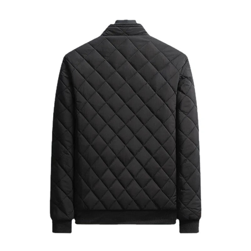 Autumn Winter Bomber Jacket Men Diamond Pattern Fleece Lined Casual Jacket Men Fashion Clothing 2023 Brand New Slim Fit Coat - FitHealthHavenFitHealthHavenFitHealthHaven14:691Grey;5:4183XXXL (Asian Size)GreyXXXL (Asian Size)Autumn Winter Bomber Jacket Men Diamond Pattern Fleece Lined Casual Jacket Men Fashion Clothing 2023 Brand New Slim Fit Coat