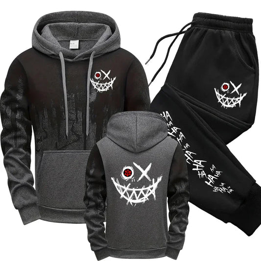 Autumn Winter Male Daily Casual Sports Jogger Suit 2025 Urban Fashion Hoodies Sportswear Men's Set Hooded Sweatshirts Sweatpants - FitHealthHavenFitHealthHavenFitHealthHaven14:691Grey;5:200000990Grey4XLAutumn Winter Male Daily Casual Sports Jogger Suit 2025 Urban Fashion Hoodies Sportswear Men's Set Hooded Sweatshirts Sweatpants