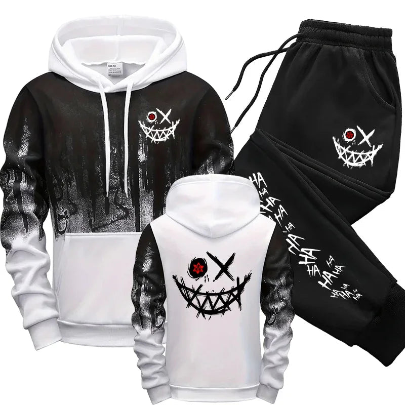 Autumn Winter Male Daily Casual Sports Jogger Suit 2025 Urban Fashion Hoodies Sportswear Men's Set Hooded Sweatshirts Sweatpants - FitHealthHavenFitHealthHavenFitHealthHaven14:29White;5:4183WhiteXXXLAutumn Winter Male Daily Casual Sports Jogger Suit 2025 Urban Fashion Hoodies Sportswear Men's Set Hooded Sweatshirts Sweatpants
