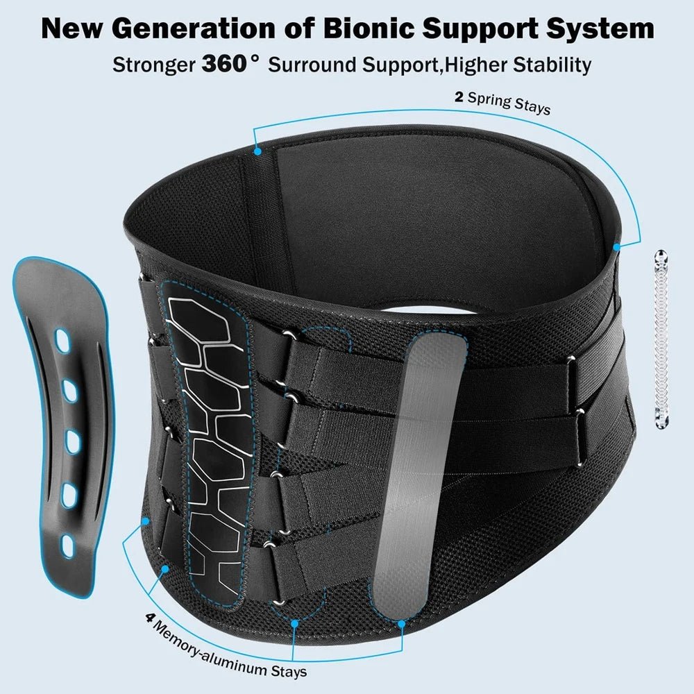 Back Brace for Lower Back Pain, Sciatica, Herniated Disc, Scoliosis, Back Support Belt with Soft Pad, Lightweight Lumbar Support - FitHealthHavenFitHealthHavenFitHealthHaven491:2000003143XL3XLBack Brace for Lower Back Pain, Sciatica, Herniated Disc, Scoliosis, Back Support Belt with Soft Pad, Lightweight Lumbar Support