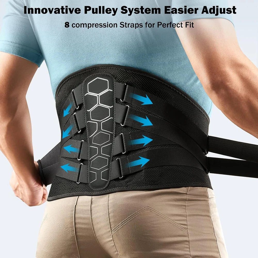Back Brace for Lower Back Pain, Sciatica, Herniated Disc, Scoliosis, Back Support Belt with Soft Pad, Lightweight Lumbar Support - FitHealthHavenFitHealthHavenFitHealthHaven491:2000003143XL3XLBack Brace for Lower Back Pain, Sciatica, Herniated Disc, Scoliosis, Back Support Belt with Soft Pad, Lightweight Lumbar Support