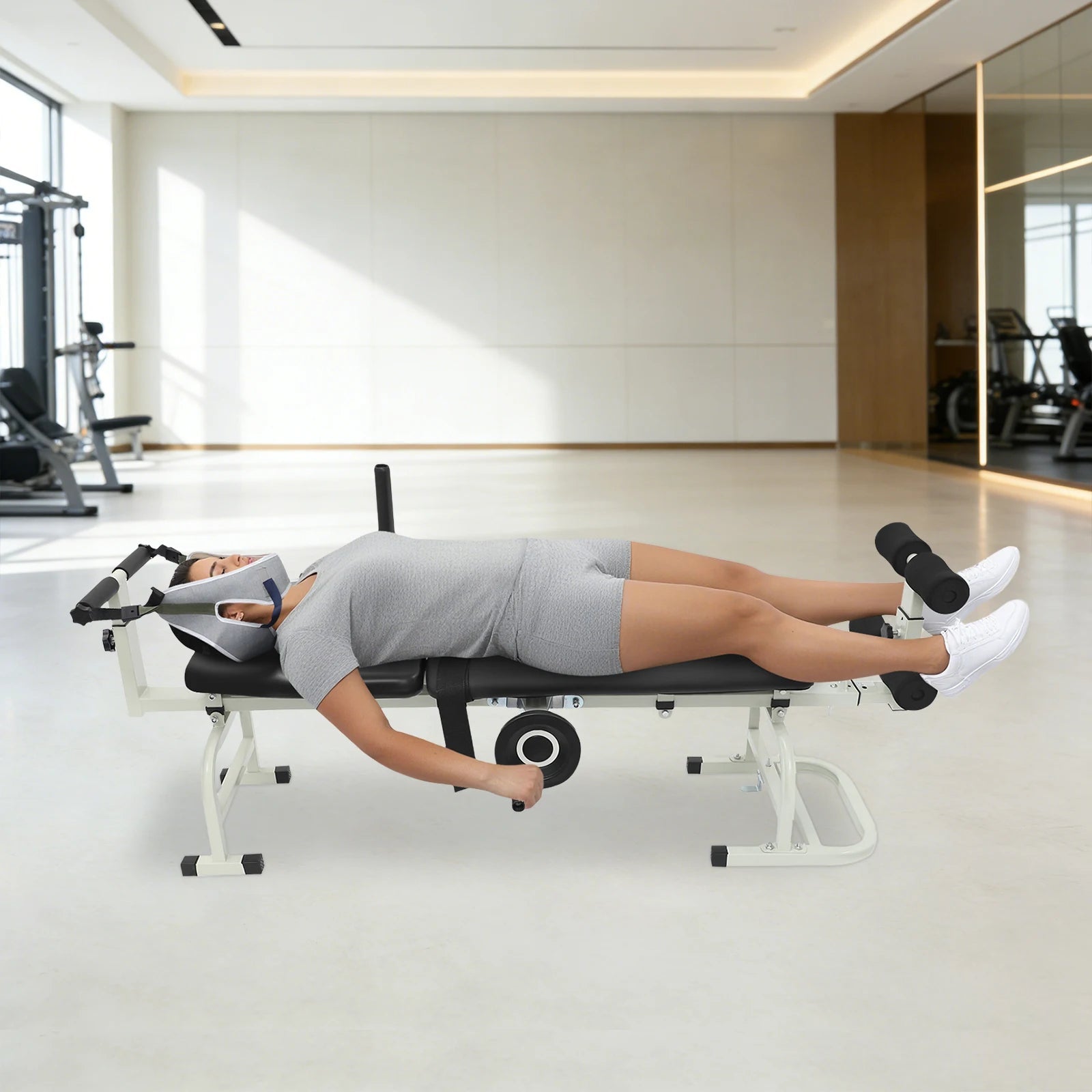 Back Stretch Bench Multifunctional Neck Stretcher Decompression Bench Lumbar Traction Bed Home Workout Stretcher - FitHealthHavenFitHealthHavenFitHealthHaven14:193;200007763:201336106blackUnited StatesBack Stretch Bench Multifunctional Neck Stretcher Decompression Bench Lumbar Traction Bed Home Workout Stretcher