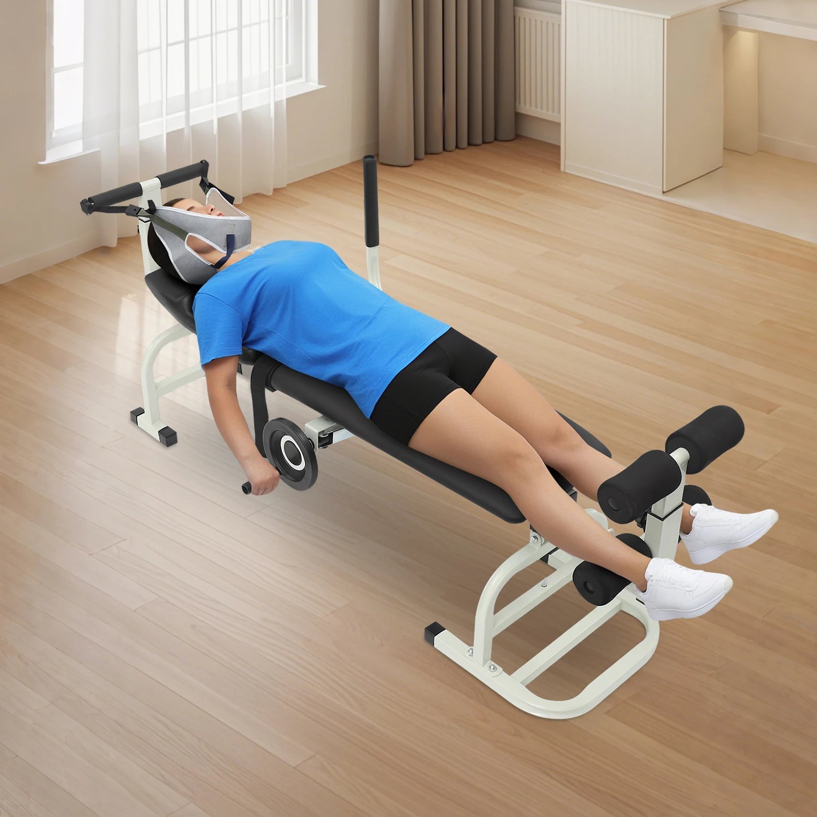 Back Stretch Bench Multifunctional Neck Stretcher Decompression Bench Lumbar Traction Bed Home Workout Stretcher - FitHealthHavenFitHealthHavenFitHealthHaven14:193;200007763:201336106blackUnited StatesBack Stretch Bench Multifunctional Neck Stretcher Decompression Bench Lumbar Traction Bed Home Workout Stretcher