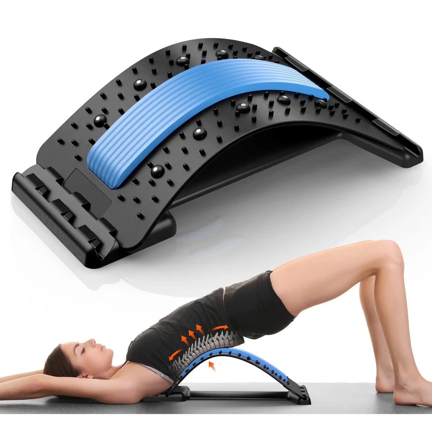 Back Stretcher for Back Pain Relief, Multi-Level Back Cracker Board, Lower and Upper Back Support for Herniated Disc - FitHealthHavenFitHealthHavenFitHealthHaven14:771BlueBlueBack Stretcher for Back Pain Relief, Multi-Level Back Cracker Board, Lower and Upper Back Support for Herniated Disc