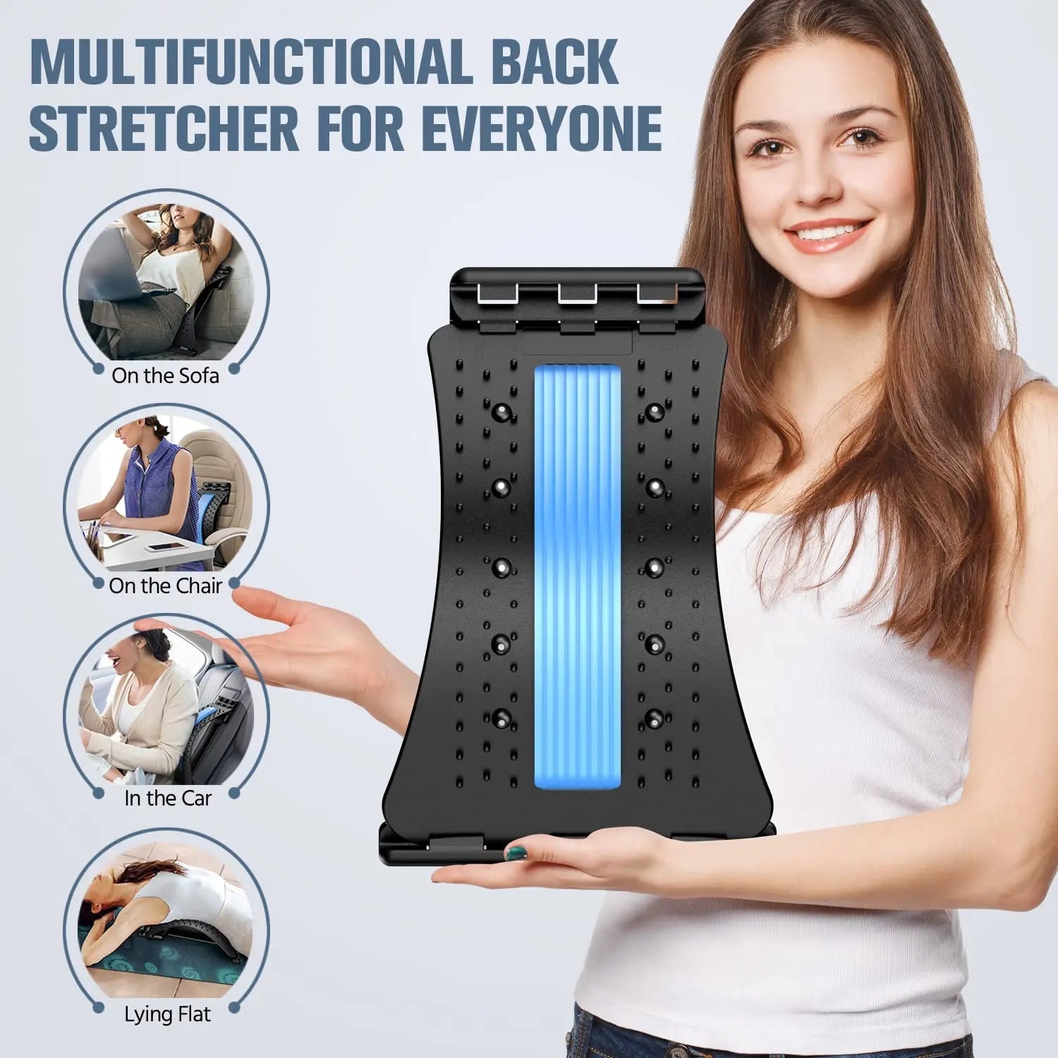 Back Stretcher for Back Pain Relief, Multi-Level Back Cracker Board, Lower and Upper Back Support for Herniated Disc - FitHealthHavenFitHealthHavenFitHealthHaven14:771BlueBlueBack Stretcher for Back Pain Relief, Multi-Level Back Cracker Board, Lower and Upper Back Support for Herniated Disc