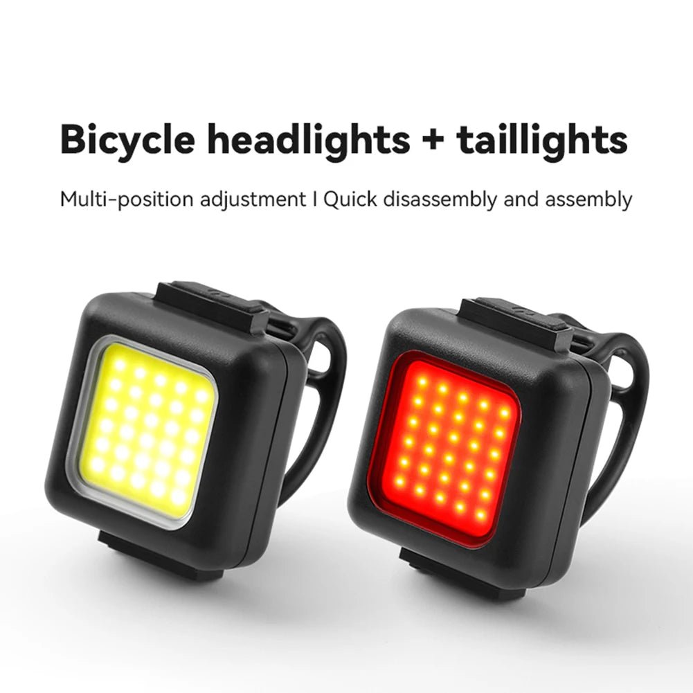 Bicycle Light Set Type-C Charging Headlight Taillights Easy to Install 3 Lighting Modes MTB Bike Front Rear Light Warning Set - FitHealthHavenFitHealthHavenFitHealthHaven14:366Light SetLight SetBicycle Light Set Type-C Charging Headlight Taillights Easy to Install 3 Lighting Modes MTB Bike Front Rear Light Warning Set