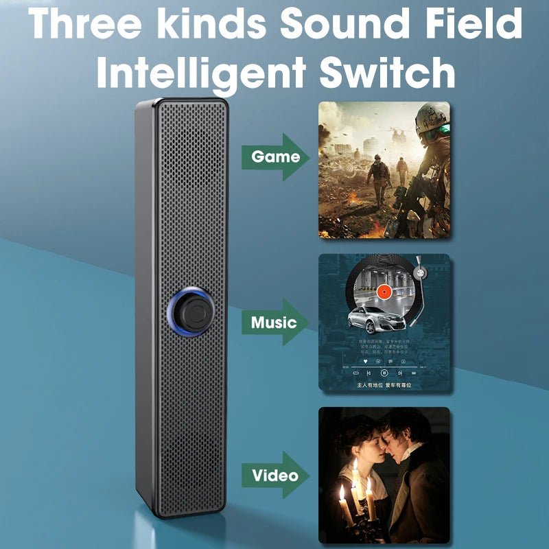 Bluetooth 4D Surround Speaker Home Theater Sound System Computer Soundbar For TV Subwoofer Wired Stereo Strong Bass - FitHealthHavenFitHealthHavenFitHealthHaven14:865Wired versionWired versionBluetooth 4D Surround Speaker Home Theater Sound System Computer Soundbar For TV Subwoofer Wired Stereo Strong Bass