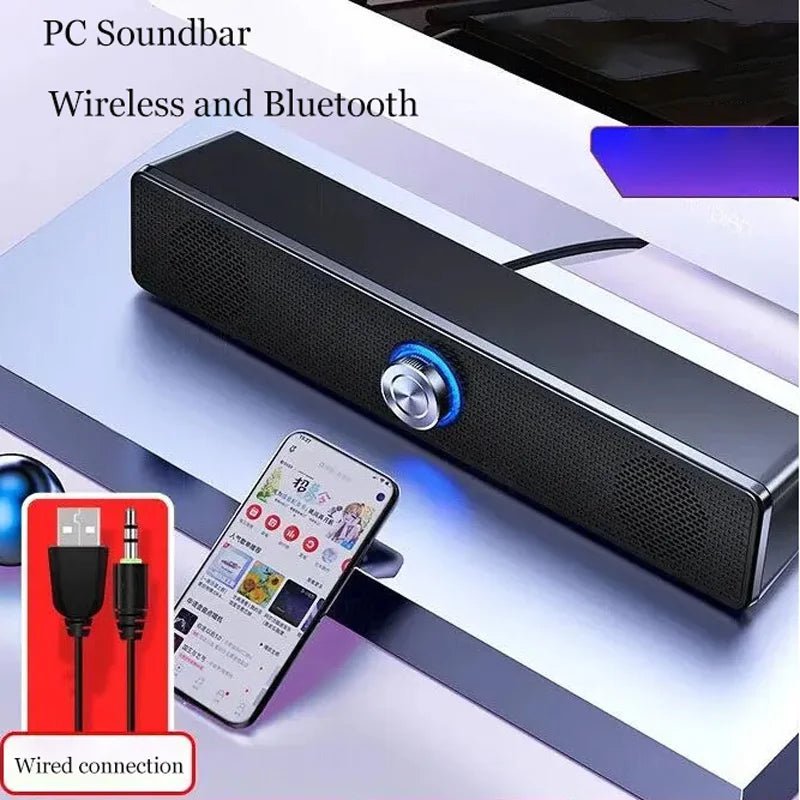 Bluetooth 4D Surround Speaker Home Theater Sound System Computer Soundbar For TV Subwoofer Wired Stereo Strong Bass - FitHealthHavenFitHealthHavenFitHealthHaven14:865Wired versionWired versionBluetooth 4D Surround Speaker Home Theater Sound System Computer Soundbar For TV Subwoofer Wired Stereo Strong Bass
