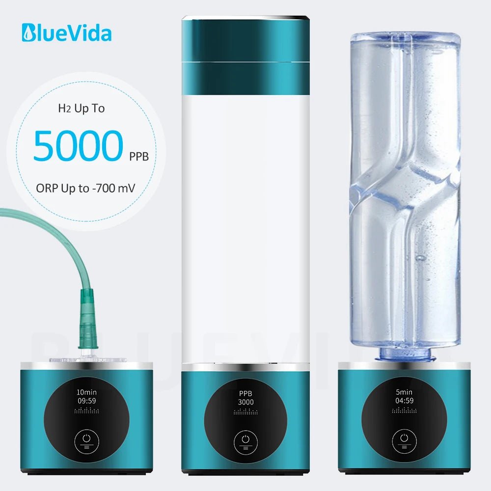 BlueVida New 8th Generation Nano Hydrogen Water Generator Bottle DuPont SPE/PEM Water Hydrogenator With H2 Inhaler-Touch Button - FitHealthHavenFitHealthHavenFitHealthHaven14:200002984Sakura PinkSakura PinkBlueVida New 8th Generation Nano Hydrogen Water Generator Bottle DuPont SPE/PEM Water Hydrogenator With H2 Inhaler-Touch Button
