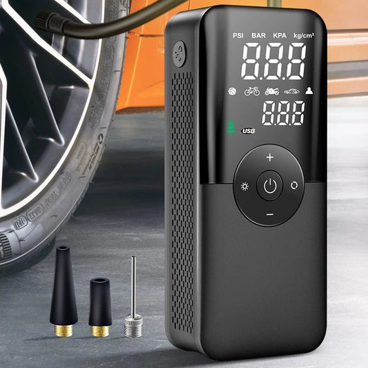 CARSUN Rechargeable Air Pump Tire Inflator Portable Compressor Digital Cordless Car Tyre Inflator For Motocycle Bicycle Balls - FitHealthHavenFitHealthHavenFitHealthHaven14:193BlackBlackCARSUN Rechargeable Air Pump Tire Inflator Portable Compressor Digital Cordless Car Tyre Inflator For Motocycle Bicycle Balls