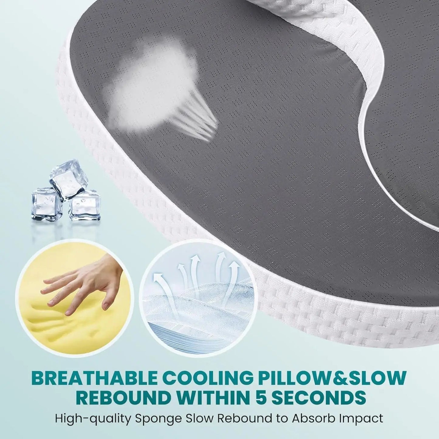 Cervical Neck Pillow for Neck Shoulder Odorless Memory Foam Pillow Soft Silk Cover Ergonomic Orthopedic Neck Support Pillow Gift - FitHealthHavenFitHealthHavenFitHealthHaven14:193GreyGreyCervical Neck Pillow for Neck Shoulder Odorless Memory Foam Pillow Soft Silk Cover Ergonomic Orthopedic Neck Support Pillow Gift