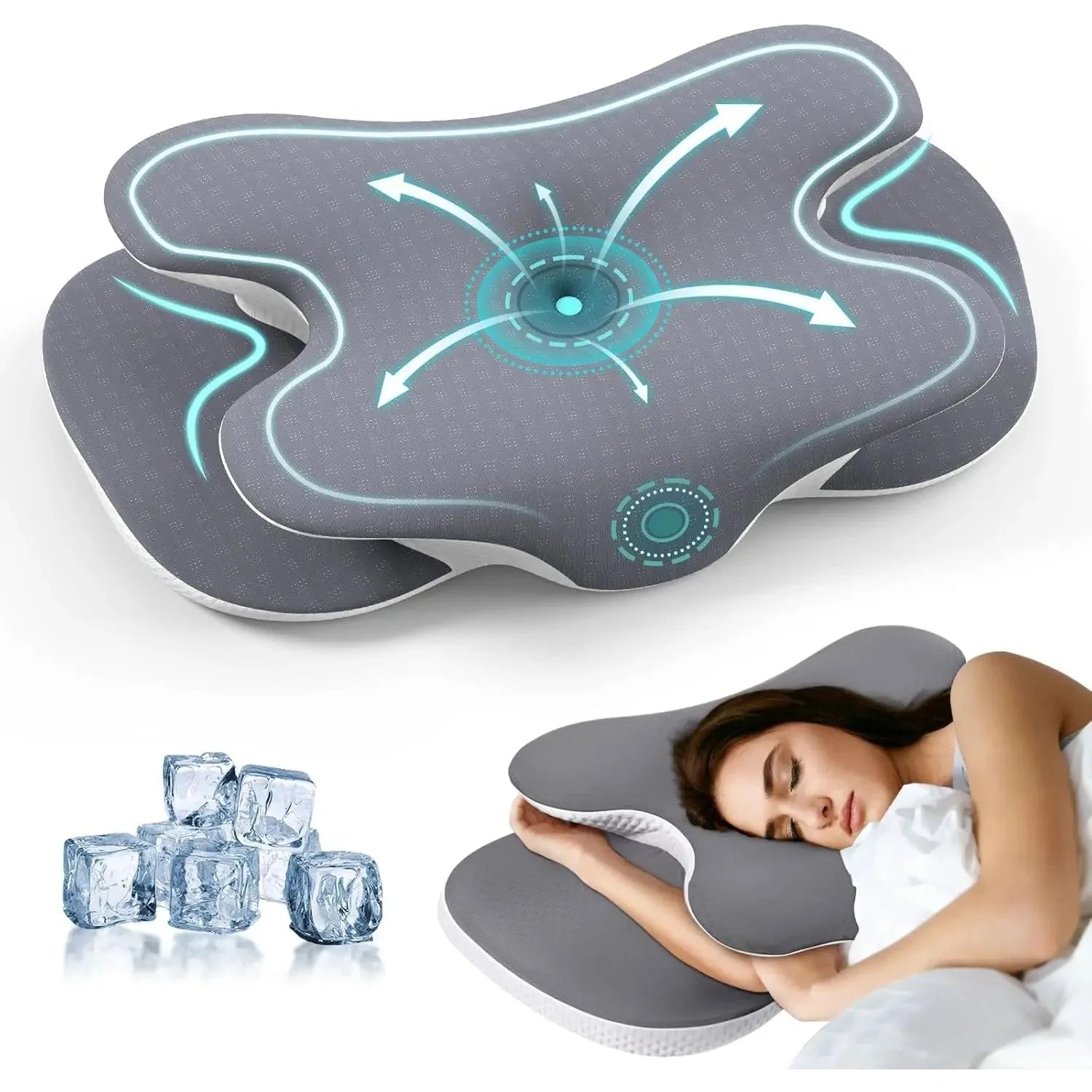Cervical Neck Pillow for Neck Shoulder Odorless Memory Foam Pillow Soft Silk Cover Ergonomic Orthopedic Neck Support Pillow Gift - FitHealthHavenFitHealthHavenFitHealthHaven14:193GreyGreyCervical Neck Pillow for Neck Shoulder Odorless Memory Foam Pillow Soft Silk Cover Ergonomic Orthopedic Neck Support Pillow Gift
