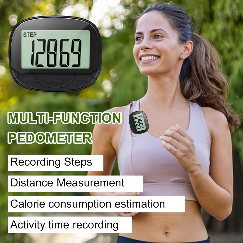 Clip-On Pedometer Electronic Pedometer Digital Display Simple Step Tracker Large Screen Multifunctional for Adults Seniors Dog - FitHealthHavenFitHealthHavenFitHealthHaven14:193Black;200007763:201336106BlackUnited StatesClip-On Pedometer Electronic Pedometer Digital Display Simple Step Tracker Large Screen Multifunctional for Adults Seniors Dog