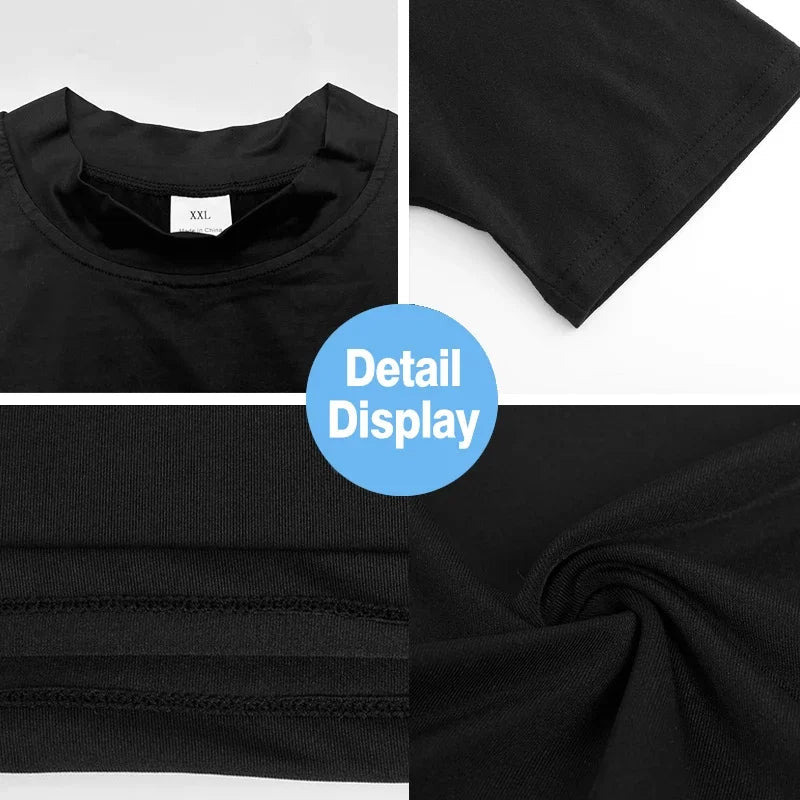Compression Shirt Men Summer Sportswear Running Vest Elastic Quick Dry Sport Sleeveless Tops Tee Turtleneck Gym Workout Tank Top - FitHealthHavenFitHealthHavenFitHealthHaven14:193Black;5:361385BlackLCompression Shirt Men Summer Sportswear Running Vest Elastic Quick Dry Sport Sleeveless Tops Tee Turtleneck Gym Workout Tank Top