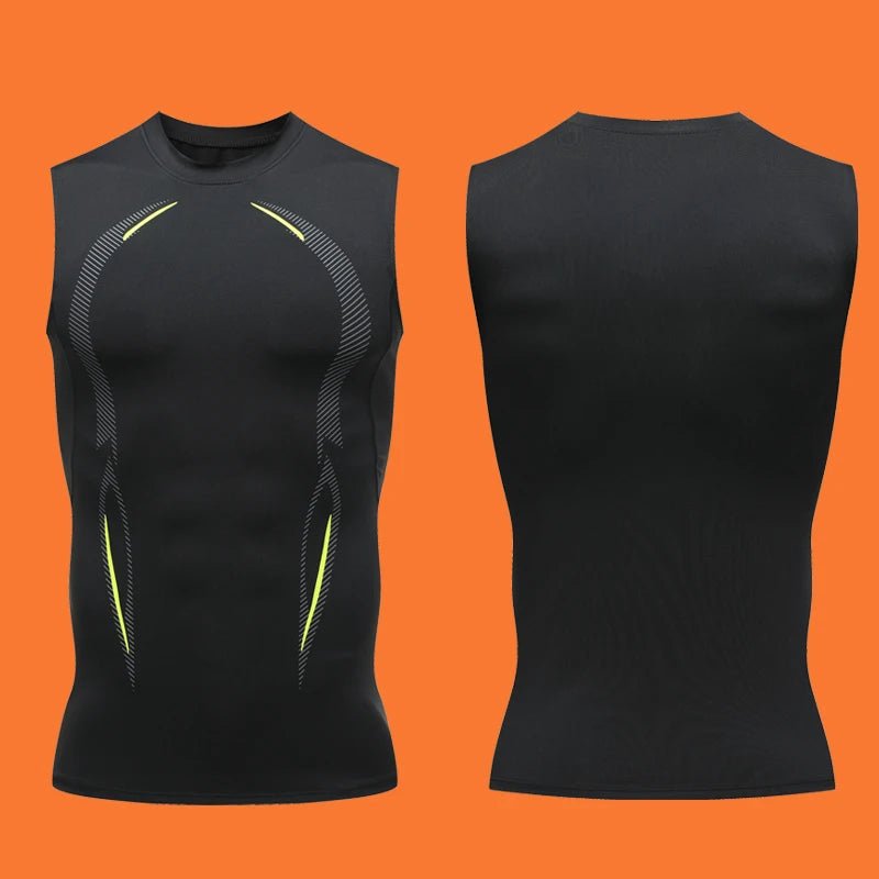 Compression Tank Top Men Running Gym Shirt Sleeveless Quick Dry Sportswear Male Fitness Bodybuilding Vest Workout Muscle Top - FitHealthHavenFitHealthHavenFitHealthHaven14:173RUN25133;5:4182RUN25133XXLCompression Tank Top Men Running Gym Shirt Sleeveless Quick Dry Sportswear Male Fitness Bodybuilding Vest Workout Muscle Top