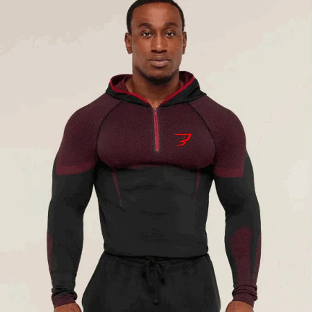 Compression Top Gym T Shirts Rashgad 2026 New Men Bodybuilding Sports Hooded T-Shirt Quick Dry Running Shirt Long Sleeved Tight - FitHealthHavenFitHealthHavenFitHealthHaven14:1052long sleeves-5;5:4183long sleeves-5XXXLCompression Top Gym T Shirts Rashgad 2026 New Men Bodybuilding Sports Hooded T-Shirt Quick Dry Running Shirt Long Sleeved Tight