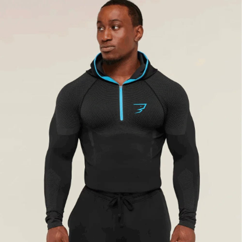 Compression Top Gym T Shirts Rashgad 2026 New Men Bodybuilding Sports Hooded T-Shirt Quick Dry Running Shirt Long Sleeved Tight - FitHealthHavenFitHealthHavenFitHealthHaven14:200002130long sleeves-4;5:4183long sleeves-4XXXLCompression Top Gym T Shirts Rashgad 2026 New Men Bodybuilding Sports Hooded T-Shirt Quick Dry Running Shirt Long Sleeved Tight