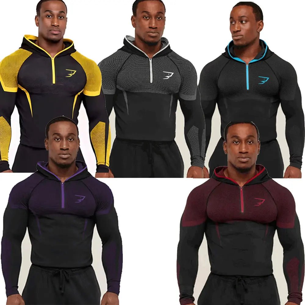 Compression Top Gym T Shirts Rashgad 2026 New Men Bodybuilding Sports Hooded T-Shirt Quick Dry Running Shirt Long Sleeved Tight - FitHealthHavenFitHealthHavenFitHealthHaven14:365458long sleeves-2;5:361386long sleeves-2MCompression Top Gym T Shirts Rashgad 2026 New Men Bodybuilding Sports Hooded T-Shirt Quick Dry Running Shirt Long Sleeved Tight