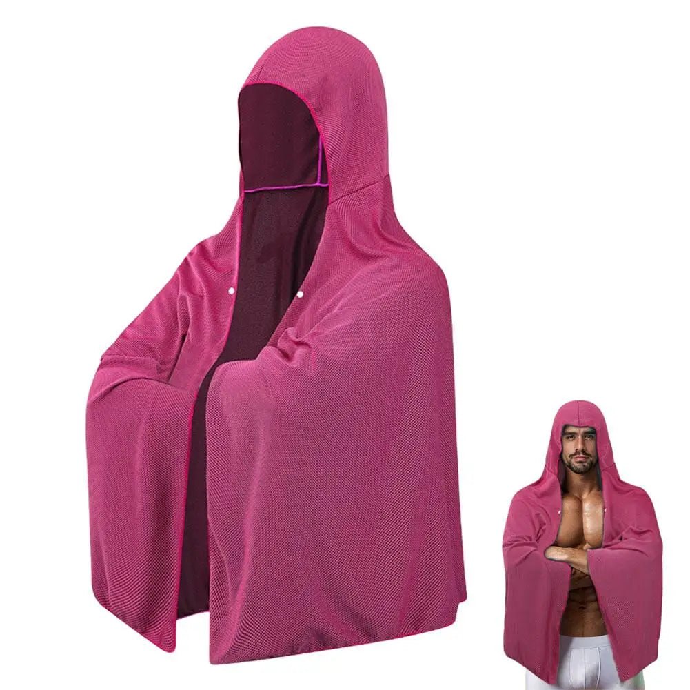 Cooling Hooded Towel Poncho UV Protection Sun Shield for Swimming Beach Pool Outdoor Sports Wipe Sweating Towel - FitHealthHavenFitHealthHavenFitHealthHaven14:200006156EECooling Hooded Towel Poncho UV Protection Sun Shield for Swimming Beach Pool Outdoor Sports Wipe Sweating Towel
