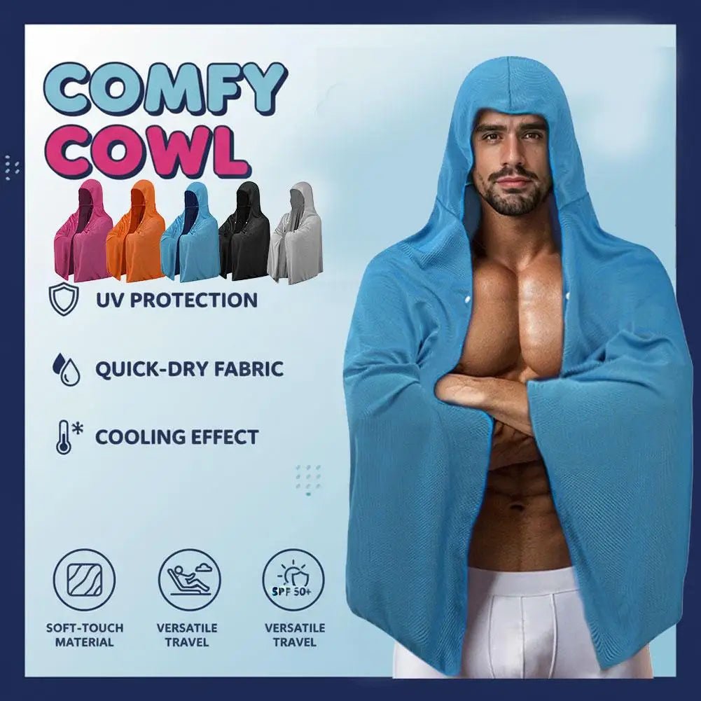 Cooling Hooded Towel Poncho UV Protection Sun Shield for Swimming Beach Pool Outdoor Sports Wipe Sweating Towel - FitHealthHavenFitHealthHavenFitHealthHaven14:175BBCooling Hooded Towel Poncho UV Protection Sun Shield for Swimming Beach Pool Outdoor Sports Wipe Sweating Towel