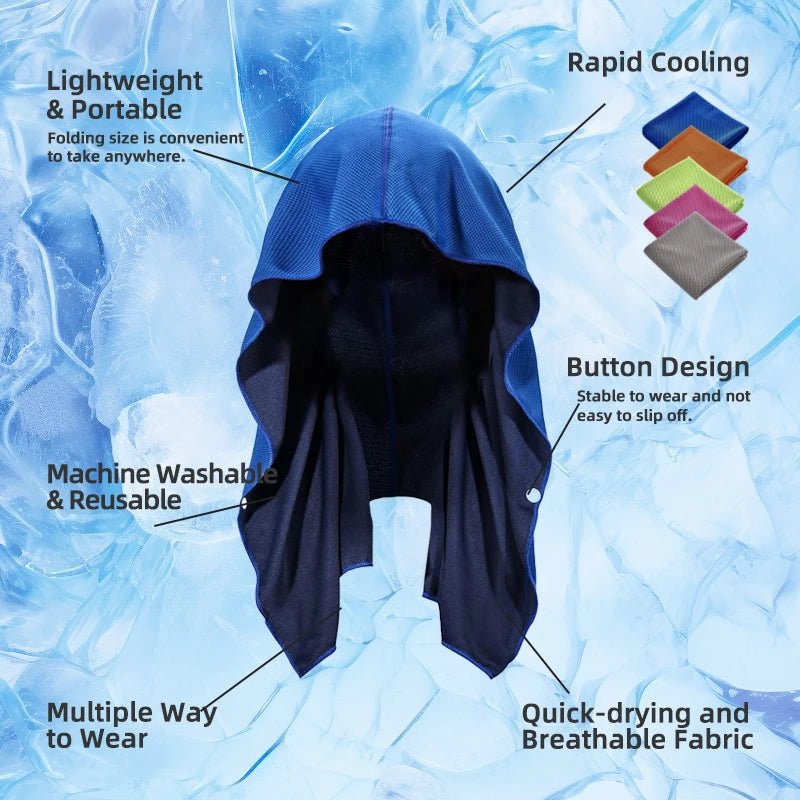 Cooling Hoodie Towel- Hood Towel, Evaporative Cool Technology, Cools Instantly When Wet, , Great for Sports, Fitness, Gym - FitHealthHavenFitHealthHavenFitHealthHaven14:200004891Rose Red;200007763:201336100Rose RedChina MainlandCooling Hoodie Towel- Hood Towel, Evaporative Cool Technology, Cools Instantly When Wet, , Great for Sports, Fitness, Gym